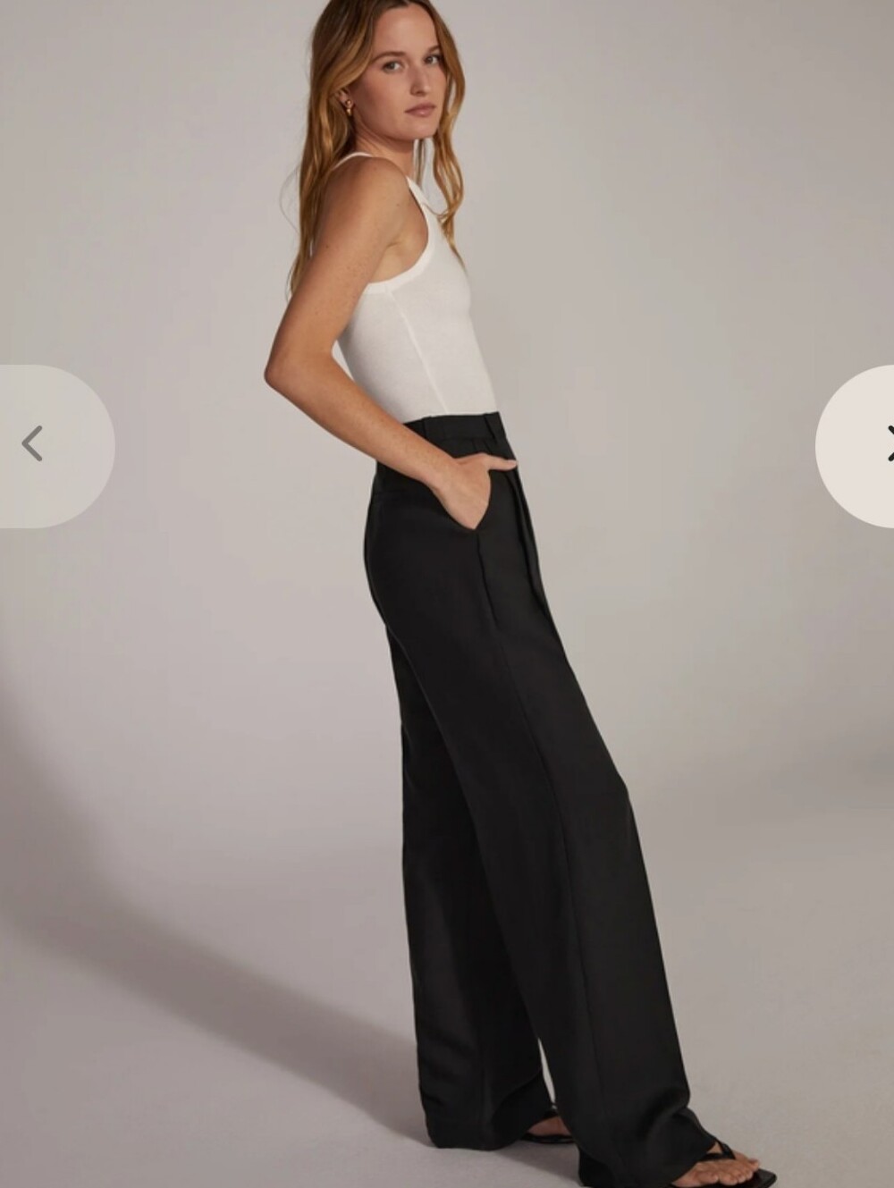 FAVORITE DAUGTHER  BLACK TROUSERS NWT FRONT PLEARS STRAIGHT LEG WOMENS SIZE 4